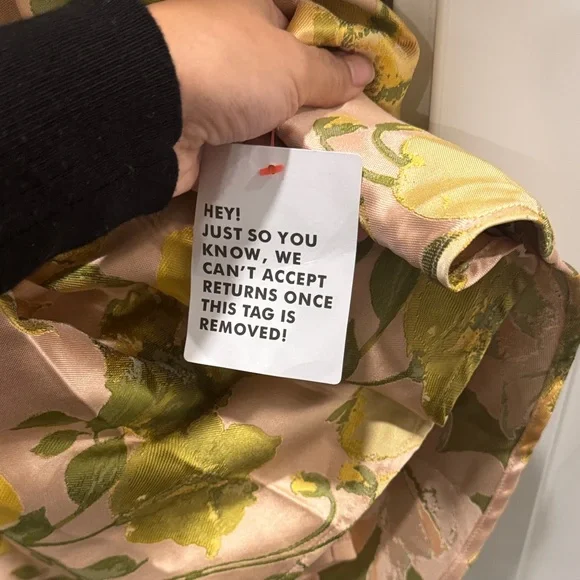 ASOS Chic Floral Mini Dress in Pink, Yellow and Green - Picture 7 of 8